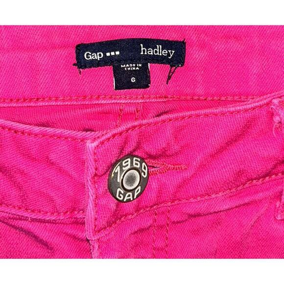 Gap Women Size 6 Pink Hadley Denim Shorts - Picture 3 of 5